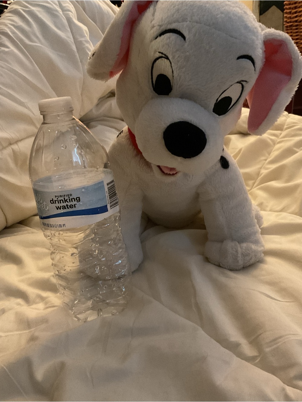 Authentic Disney White Plush Dalmatian Stuffed Animal